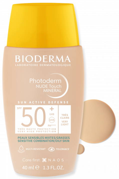BIODERMA PHOTODERM NUDE TOUCH MINERAL TONO CLARO SPF50