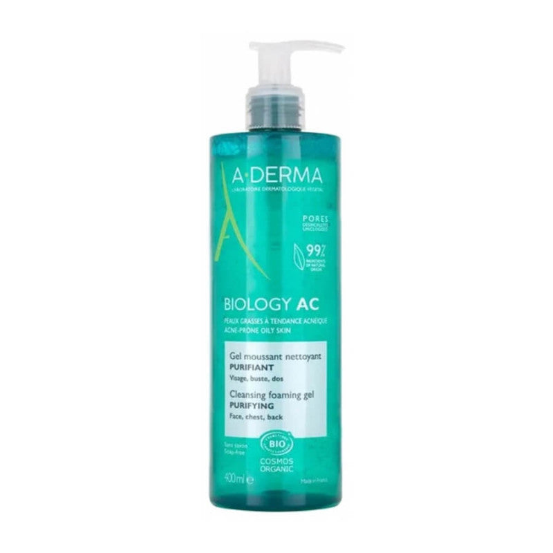 A-DERMA BIOLOGY AC GEL MOUSSANT 400ml