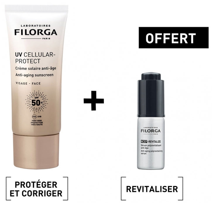 FILORGA COPACK UV CELL FACE SUN SCREEN + NCEF SERUM